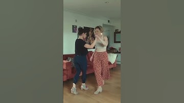 Exercise: use only open side of embrace  #tango #tangodancing #tangotechnique