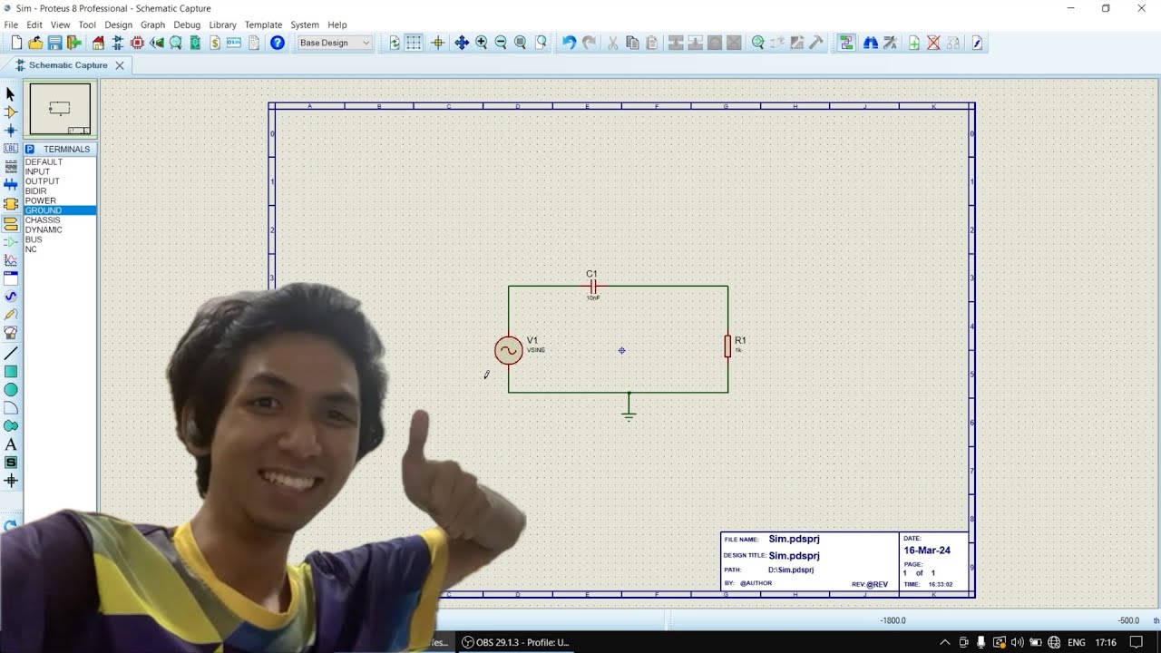 สอนทำ simulation AC circuit บน Proteus | CPE KMUTT - YouTube