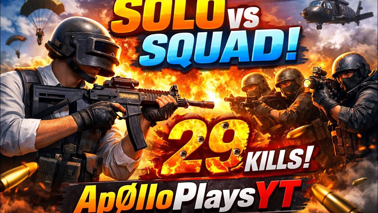 29 KILLS SOLO vs SQUAD 😱 | BGMI Insane Clutch Gameplay