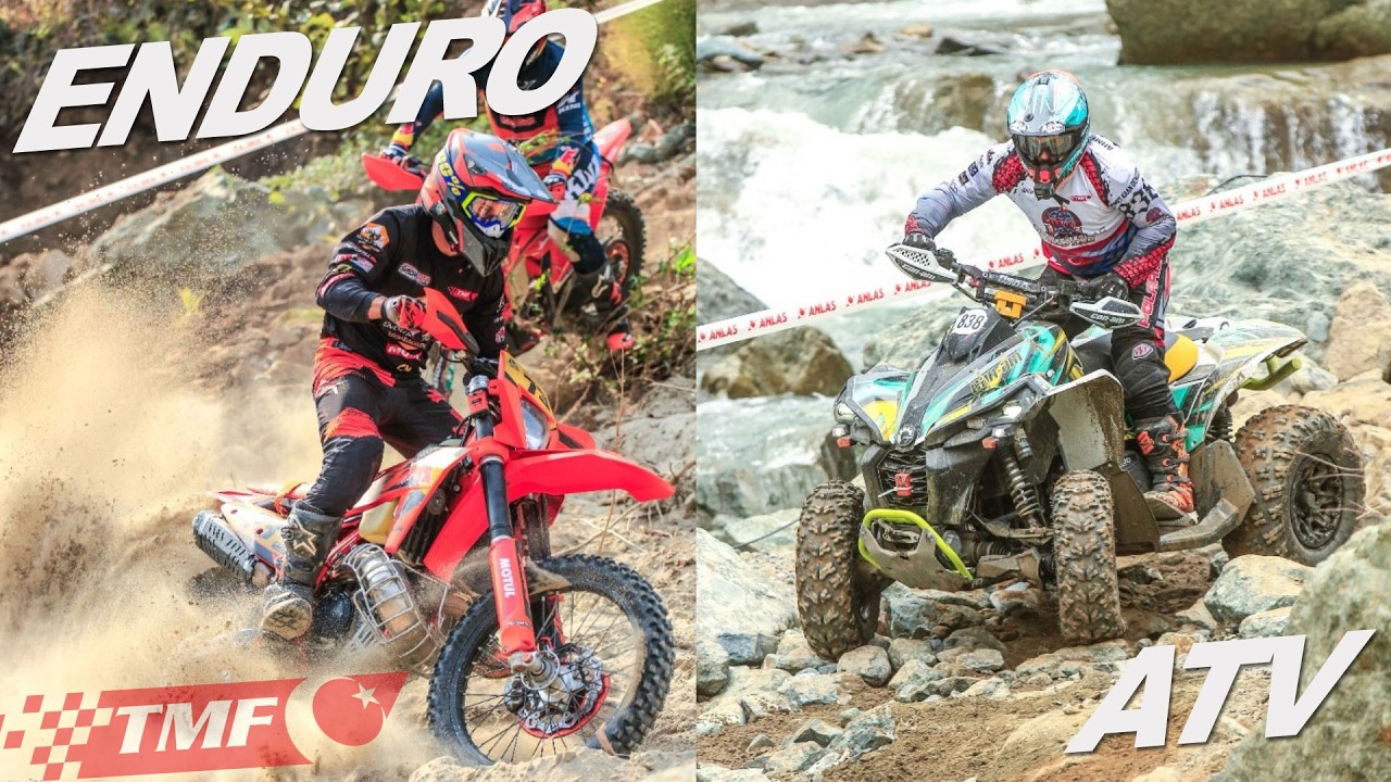TMF Rize Enduro ve Atv Şampiyonası’nda her yer toz duman