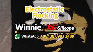 Electrostatic Flocking with Golden Glitter Effect#ElectrostaticFlocking #GoldenGlitter