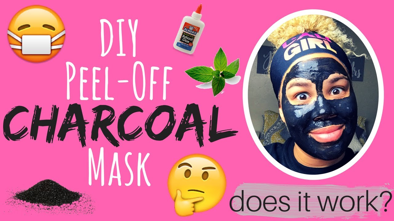 Trying out a DIY PeelOff Charcoal Mask Does it WORK?! Naturally