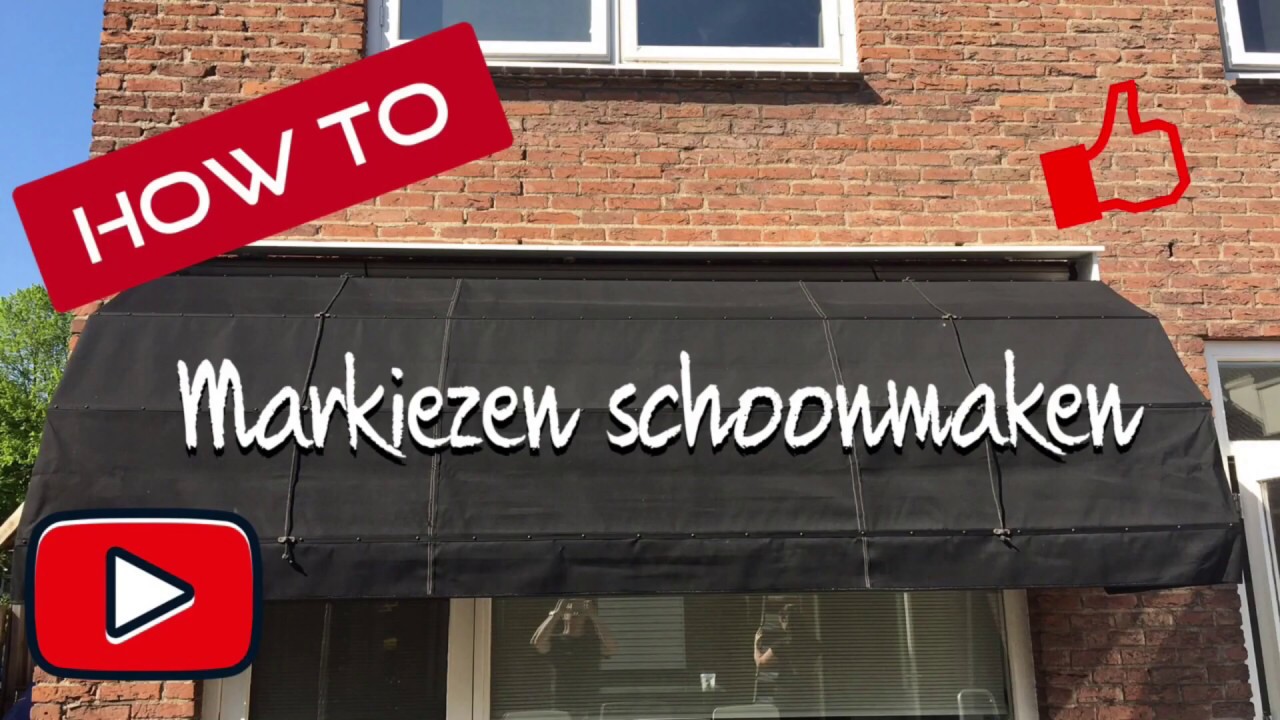 schoonmaken markiesdoek