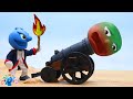Instinctively Load The Cannon - Stop Motion Animation Cartoons