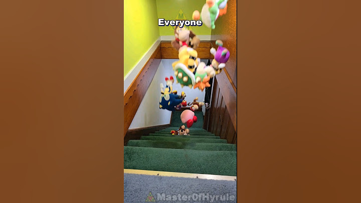 I Threw Nintendo Plushies Down Stairs!