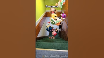 I Threw Nintendo Plushies Down Stairs!