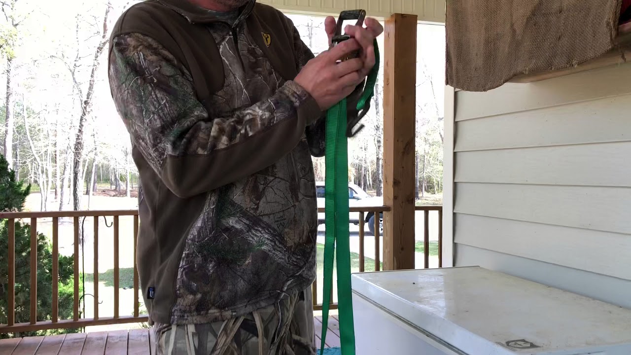 Ratchet strap and tie down storage - YouTube