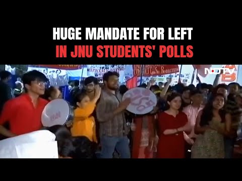 JNU Election Results 2024 | Huge Mandate For Left In JNU Students' Polls, Wins All Four Posts - NDTV