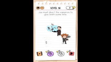 Brain Test 2 Tricky Stories SMITH AND JOE PART 1 Level 18 Walkthrough