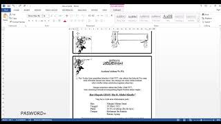 Cara buat undangan 1000 hari file gratis 2024 word