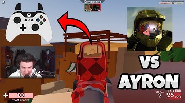 1v1ing The BEST Controller Player ON CONTROLLER... (Ayron)
