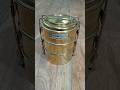 King International Stainless Steel Gold Lunch box.