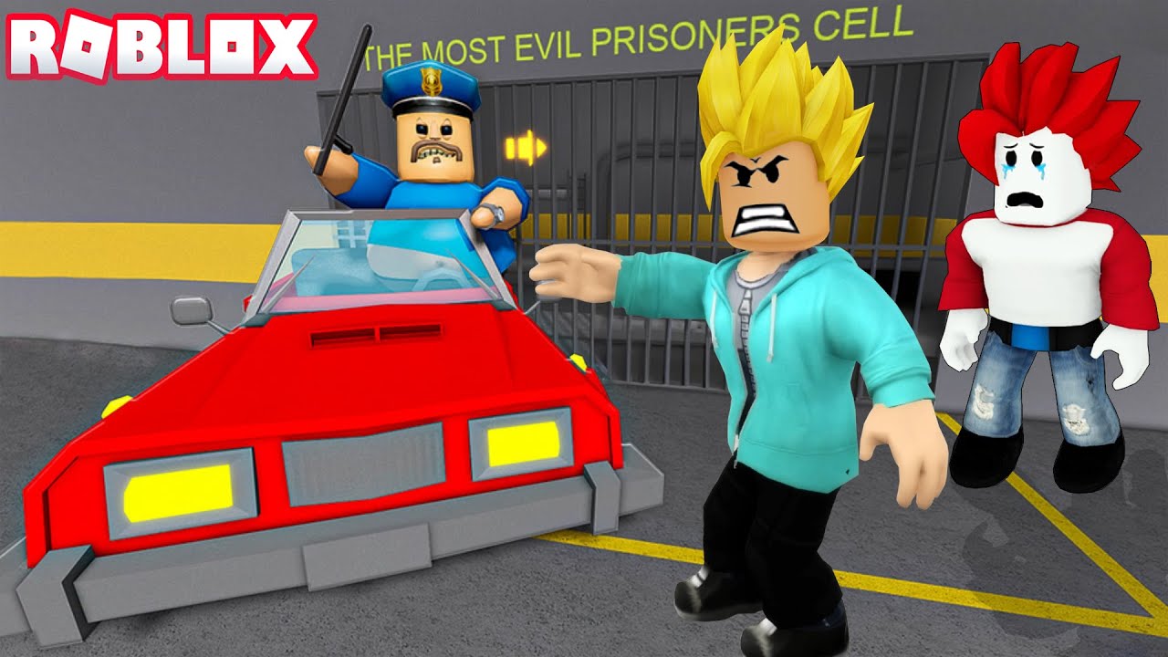 CAR BARRYS PRISON RUN In Roblox  ROBLOX OBBY  Khaleel and Motu Gameplay
