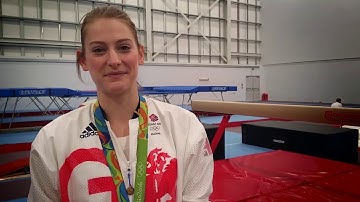 Olympic Silver Medallist, Bryony Page at new training home in Sheffield
