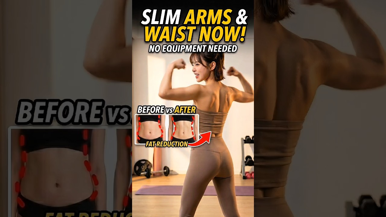 Burn Arm & Back Fat Fast 🔥 50 Reps Daily Body Transformation 💪 #shorts #fitness #shortsfeed #viral