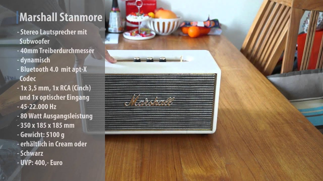 - german] [deutsch | Stanmore YouTube Marshall - Unboxing