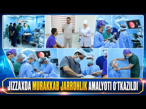 Jizzaxda murakkab jarrohlik amalyoti o'tkazildi II Jizzax 24