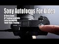 Sony A6400 Tutorial - Autofocus Settings For Video Explained