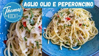 Pastagericht in 11 Minuten - Spaghetti aglio olio e peperoncino / Thomas kocht