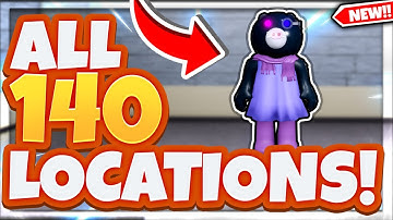 ALL *140* PIGGY MORPH LOCATIONS In Roblox Find The Piggy Morphs!