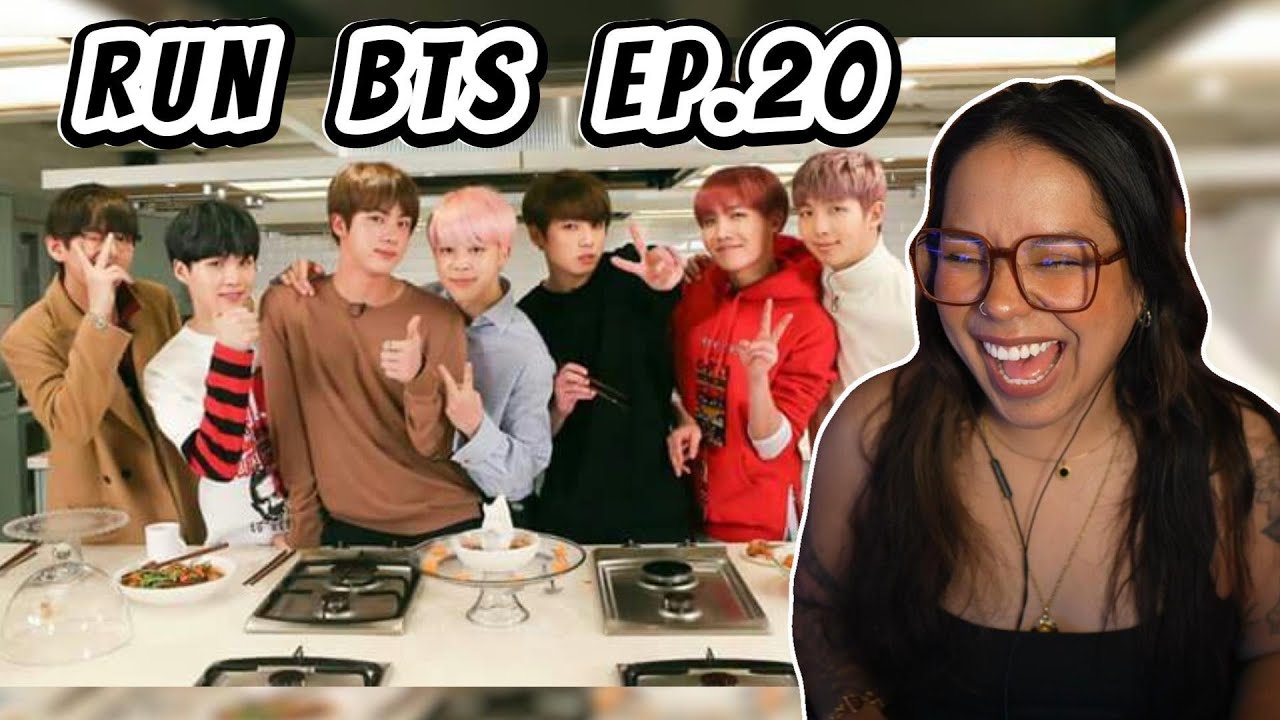 Run BTS episode 20 'Korean food battle' 🧑‍🍳REACTION