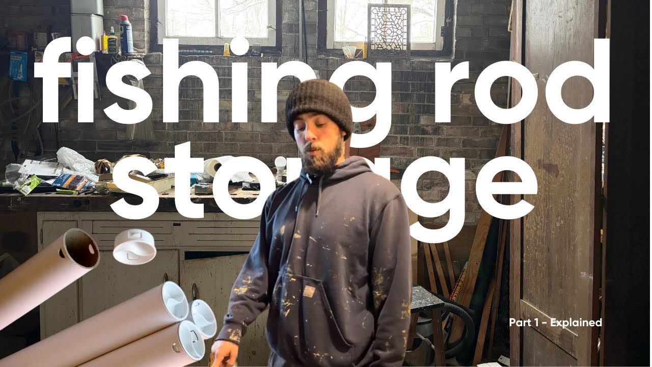 Make Fishing Rod Storage from Trash - Part 1