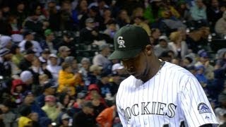 NYY@COL: Nicasio fans five over five strong innings
