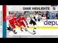 Red Wings vs Sharks Highlights | Exciting NHL Action from 1/11/22 🏒
