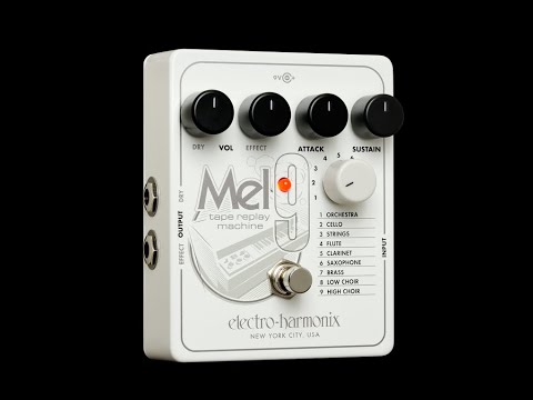 【日本語字幕】Electro Harmonix MEL9 Tape Replay Machine EHX Pedal Demo by Bill  Ruppert