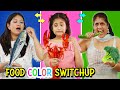 EATING One COLOR Food SWITCH UP Challenge | MyMissAnand