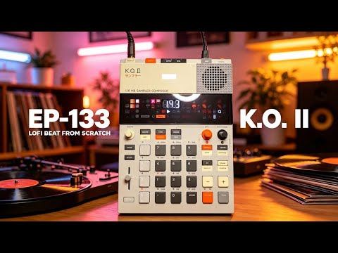LoFi Beat From Scratch | Teenage Engineering EP-133 K.O. II