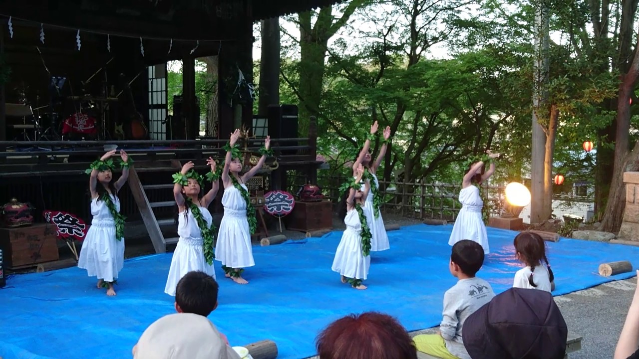 いわき湯本温泉神社 keala onaona me ka lehua tamaliiクラス YouTube