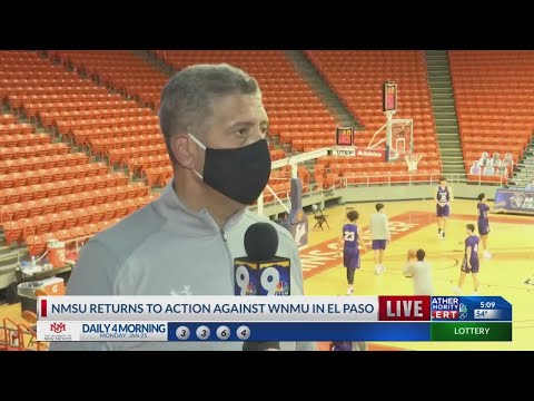 Mario Moccia discusses NMSU playing at Don Haskins Center