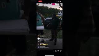 ADIN ROSS - TEE GRIZZLEY PULLS GUN ON ADIN ROSS ON IG LIVE AFTER FANS ORDER FOOD TO ADINS HOUSE!