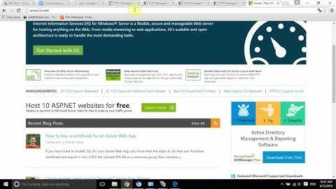 setup php on IIS 10 vs setup mysql on iis (cài đặt php trên iis và wordpress trên iis 10)
