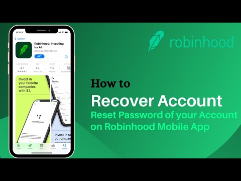How to Recover Robinhood Account | Reset Password - Robinhood