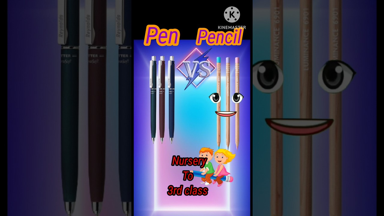 pen vs pencil || Qalam vs pencil  