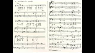 Warm the Time of Winter Play along (Fast)