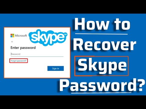 Video: Hoe Wachtwoord Voor Skype-account Te Herstellen