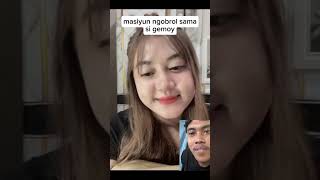 masiyun ngobrol sama cewek cantik gemoy
