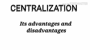 Centralization meaning, its factors and advantages and disadvantages explained in nepali