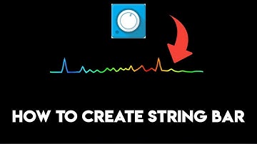 How to create string like bar | Avee player | Avee tutorial