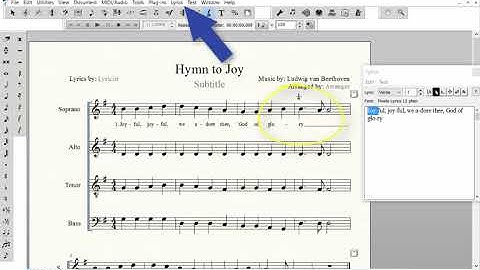 Lyrics - Click Assignment Method