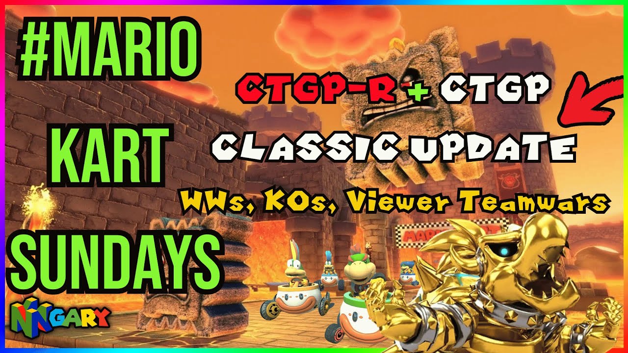 🔴#MarioKartSundays Viewer Races CTGP WWs + Frooms, CTGP-Classic Update ...