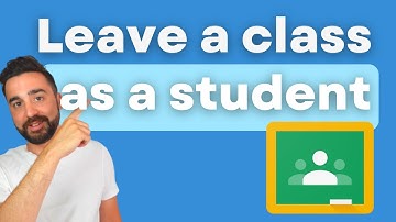 How to Leave a Class as a Student in Google Classroom