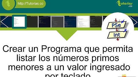 ciclo para – pSeint (numeros primos)