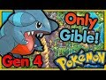 Can I Beat Pokemon Platinum with ONLY GIBLE? 🔴 Pokemon Challenges ► NO ITEMS IN BATTLE