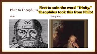 The Trinity; from Philo to Theophilus