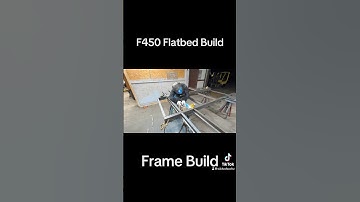 F450 Low Profile Flatbed Frame Build! #customfabrication #welding #fabrication #build