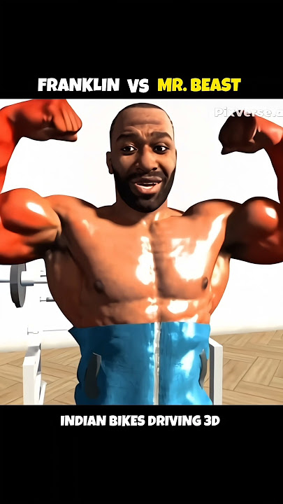 Franklin Vs Mr Beast 😱 | Indian Bikes Driving 3d New short 🎉 | #shorts